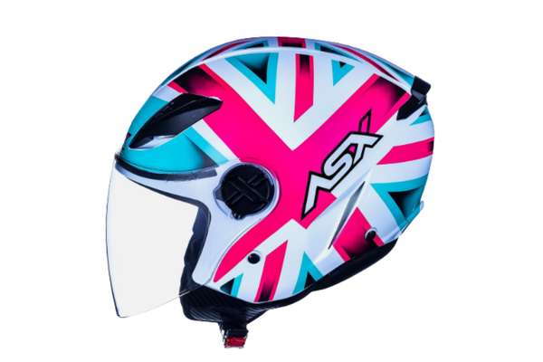 Capacete Feminino Masculino ASX Aberto City Air Inglaterra